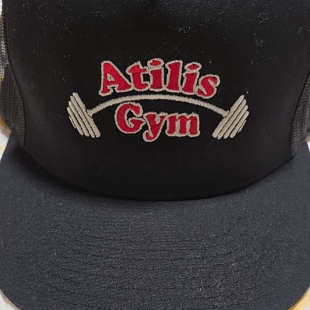 Atilis Gym Black Trucker Hat & Sweatpants